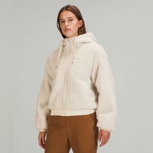 Lululemon Reversible Fleece Jacket white opal